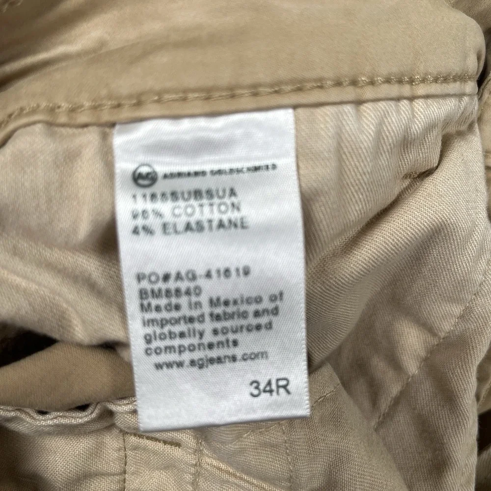 AG Adriano Goldschmied Griffin Tailored Shorts Men's 34R Chino Casual *3 Pack